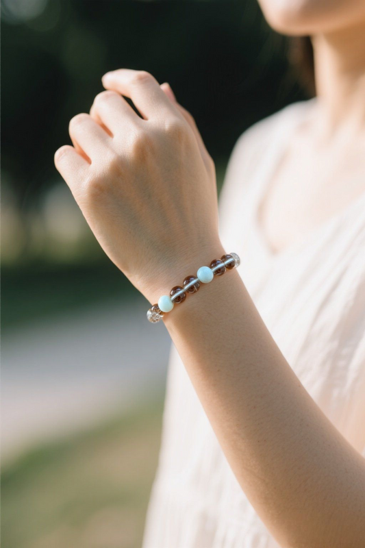 Metal Collection — White Crystal Bracelet